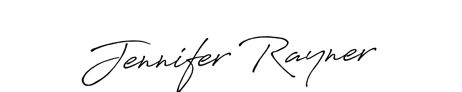 Jennifer Rayner stylish signature style. Best Handwritten Sign (Antro_Vectra_Bolder) for my name. Handwritten Signature Collection Ideas for my name Jennifer Rayner. Jennifer Rayner signature style 7 images and pictures png