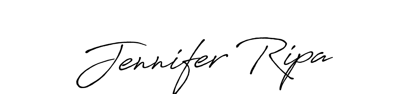 Also You can easily find your signature by using the search form. We will create Jennifer Ripa name handwritten signature images for you free of cost using Antro_Vectra_Bolder sign style. Jennifer Ripa signature style 7 images and pictures png