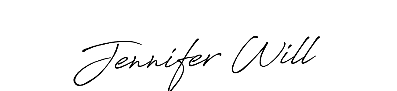 How to Draw Jennifer Will signature style? Antro_Vectra_Bolder is a latest design signature styles for name Jennifer Will. Jennifer Will signature style 7 images and pictures png