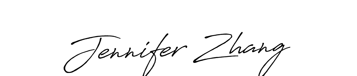 Use a signature maker to create a handwritten signature online. With this signature software, you can design (Antro_Vectra_Bolder) your own signature for name Jennifer Zhang. Jennifer Zhang signature style 7 images and pictures png