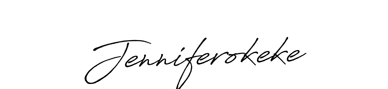 It looks lik you need a new signature style for name Jenniferokeke. Design unique handwritten (Antro_Vectra_Bolder) signature with our free signature maker in just a few clicks. Jenniferokeke signature style 7 images and pictures png