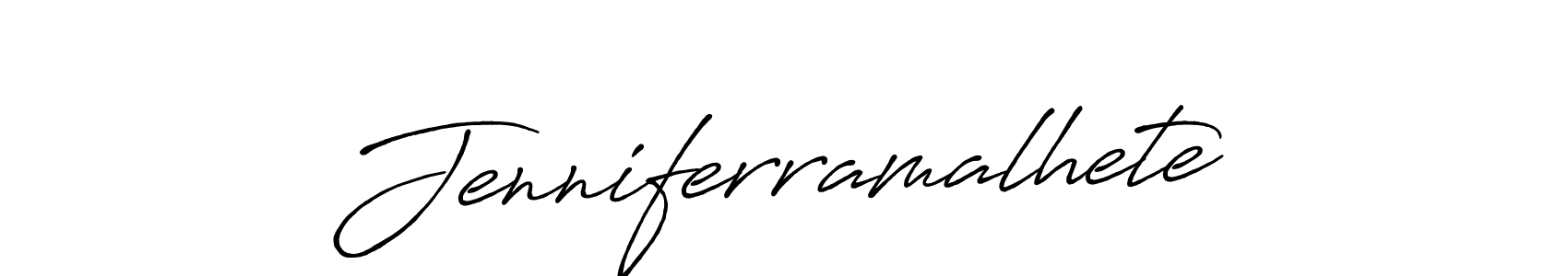 Similarly Antro_Vectra_Bolder is the best handwritten signature design. Signature creator online .You can use it as an online autograph creator for name Jenniferramalhete. Jenniferramalhete signature style 7 images and pictures png