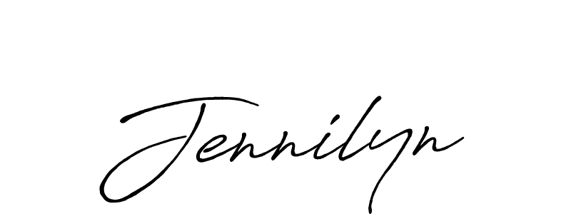 How to make Jennilyn signature? Antro_Vectra_Bolder is a professional autograph style. Create handwritten signature for Jennilyn name. Jennilyn signature style 7 images and pictures png