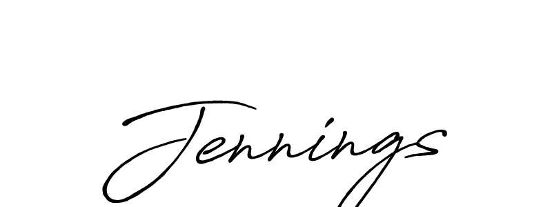 You should practise on your own different ways (Antro_Vectra_Bolder) to write your name (Jennings) in signature. don't let someone else do it for you. Jennings signature style 7 images and pictures png