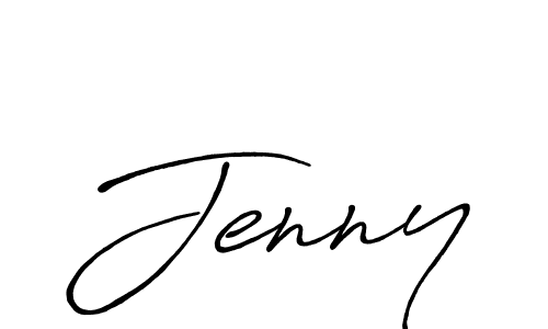 Make a beautiful signature design for name Jenny. With this signature (Antro_Vectra_Bolder) style, you can create a handwritten signature for free. Jenny signature style 7 images and pictures png