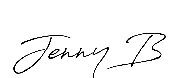 Once you've used our free online signature maker to create your best signature Antro_Vectra_Bolder style, it's time to enjoy all of the benefits that Jenny B name signing documents. Jenny B signature style 7 images and pictures png