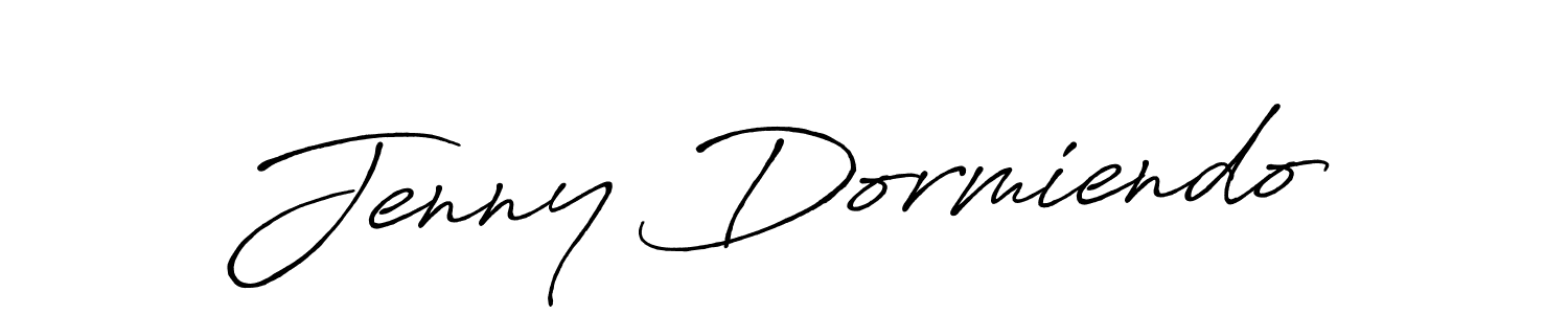 Design your own signature with our free online signature maker. With this signature software, you can create a handwritten (Antro_Vectra_Bolder) signature for name Jenny Dormiendo. Jenny Dormiendo signature style 7 images and pictures png