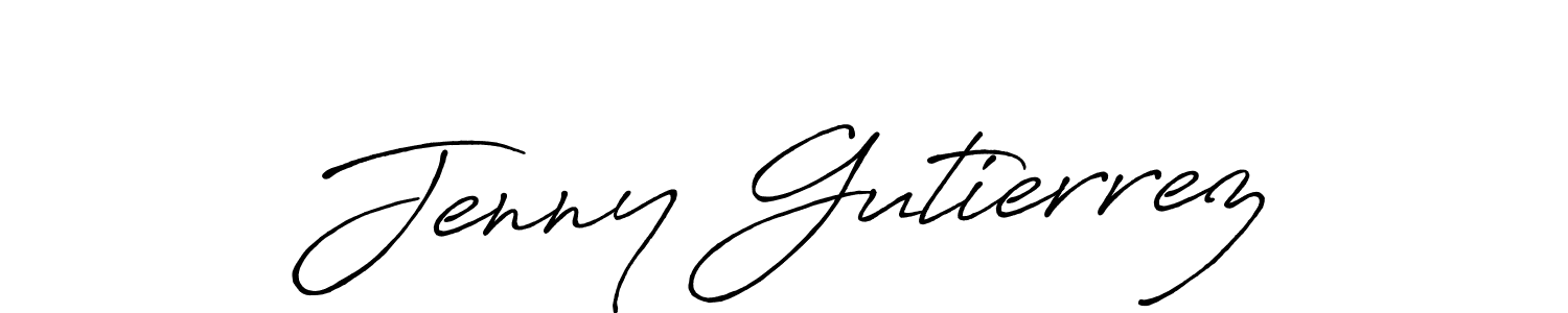 Antro_Vectra_Bolder is a professional signature style that is perfect for those who want to add a touch of class to their signature. It is also a great choice for those who want to make their signature more unique. Get Jenny Gutierrez name to fancy signature for free. Jenny Gutierrez signature style 7 images and pictures png