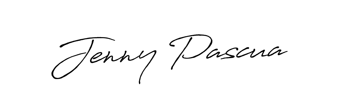 Also we have Jenny Pascua name is the best signature style. Create professional handwritten signature collection using Antro_Vectra_Bolder autograph style. Jenny Pascua signature style 7 images and pictures png