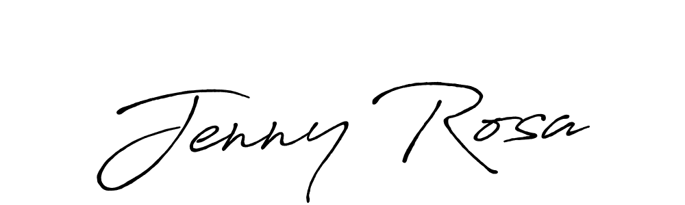 Use a signature maker to create a handwritten signature online. With this signature software, you can design (Antro_Vectra_Bolder) your own signature for name Jenny Rosa. Jenny Rosa signature style 7 images and pictures png