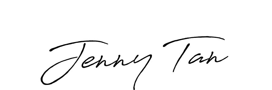 Create a beautiful signature design for name Jenny Tan. With this signature (Antro_Vectra_Bolder) fonts, you can make a handwritten signature for free. Jenny Tan signature style 7 images and pictures png