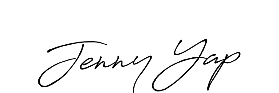 Antro_Vectra_Bolder is a professional signature style that is perfect for those who want to add a touch of class to their signature. It is also a great choice for those who want to make their signature more unique. Get Jenny Yap name to fancy signature for free. Jenny Yap signature style 7 images and pictures png