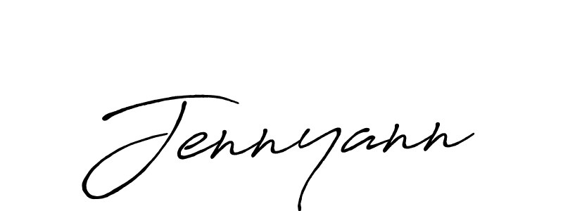 Design your own signature with our free online signature maker. With this signature software, you can create a handwritten (Antro_Vectra_Bolder) signature for name Jennyann. Jennyann signature style 7 images and pictures png