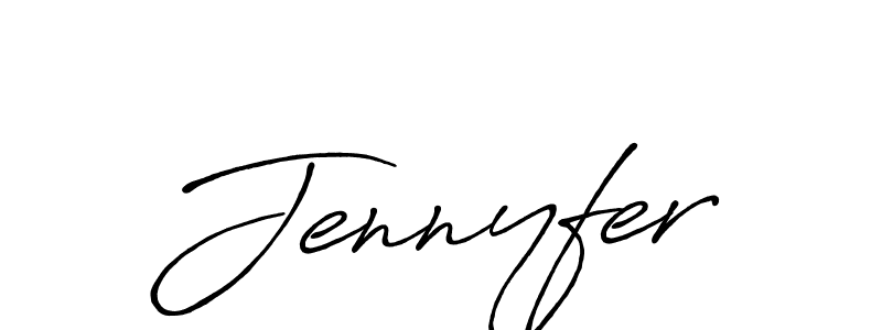 It looks lik you need a new signature style for name Jennyfer. Design unique handwritten (Antro_Vectra_Bolder) signature with our free signature maker in just a few clicks. Jennyfer signature style 7 images and pictures png