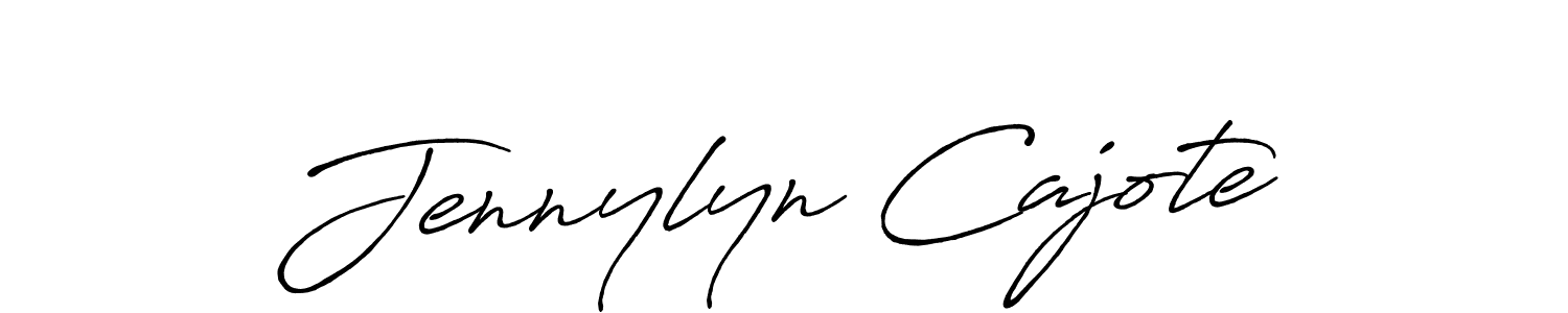Jennylyn Cajote stylish signature style. Best Handwritten Sign (Antro_Vectra_Bolder) for my name. Handwritten Signature Collection Ideas for my name Jennylyn Cajote. Jennylyn Cajote signature style 7 images and pictures png