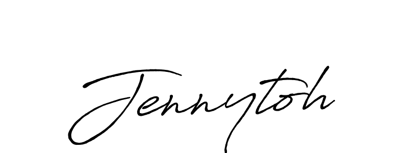 How to make Jennytoh signature? Antro_Vectra_Bolder is a professional autograph style. Create handwritten signature for Jennytoh name. Jennytoh signature style 7 images and pictures png