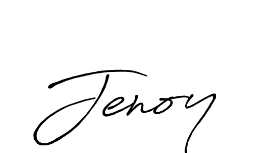 Use a signature maker to create a handwritten signature online. With this signature software, you can design (Antro_Vectra_Bolder) your own signature for name Jenoy. Jenoy signature style 7 images and pictures png