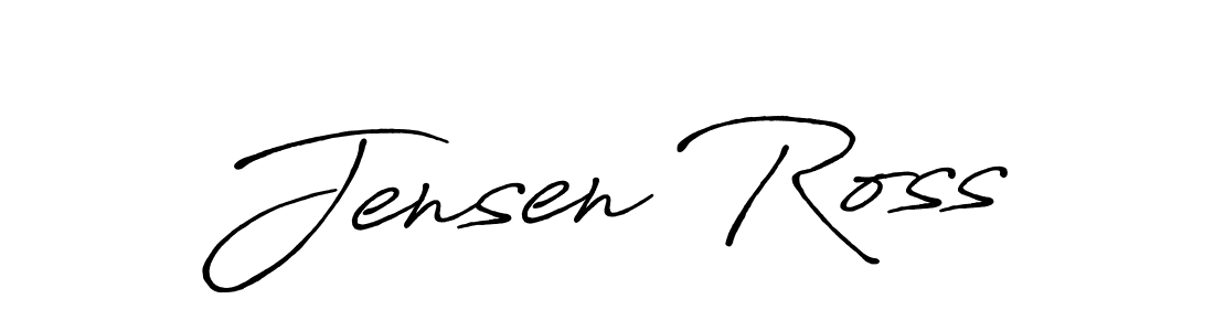 Design your own signature with our free online signature maker. With this signature software, you can create a handwritten (Antro_Vectra_Bolder) signature for name Jensen Ross. Jensen Ross signature style 7 images and pictures png