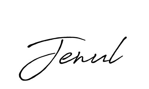 if you are searching for the best signature style for your name Jenul. so please give up your signature search. here we have designed multiple signature styles  using Antro_Vectra_Bolder. Jenul signature style 7 images and pictures png