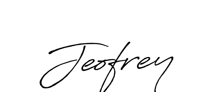 Make a beautiful signature design for name Jeofrey. Use this online signature maker to create a handwritten signature for free. Jeofrey signature style 7 images and pictures png