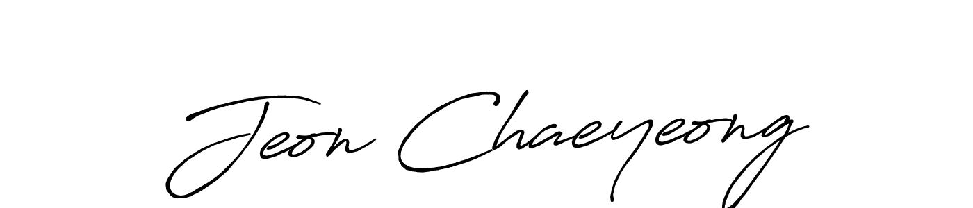 It looks lik you need a new signature style for name Jeon Chaeyeong. Design unique handwritten (Antro_Vectra_Bolder) signature with our free signature maker in just a few clicks. Jeon Chaeyeong signature style 7 images and pictures png