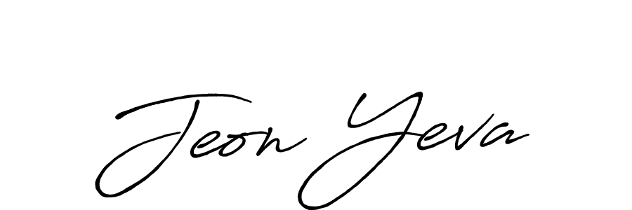 Best and Professional Signature Style for Jeon Yeva. Antro_Vectra_Bolder Best Signature Style Collection. Jeon Yeva signature style 7 images and pictures png