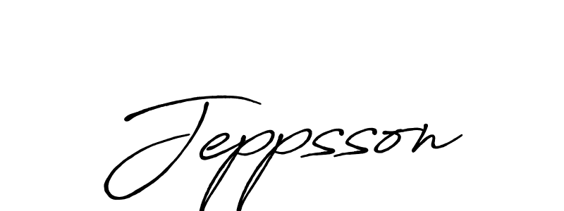 It looks lik you need a new signature style for name Jeppsson. Design unique handwritten (Antro_Vectra_Bolder) signature with our free signature maker in just a few clicks. Jeppsson signature style 7 images and pictures png