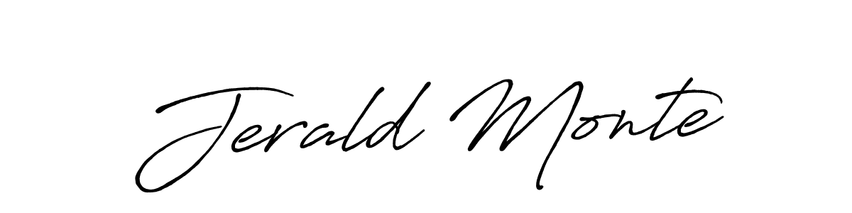 See photos of Jerald Monte official signature by Spectra . Check more albums & portfolios. Read reviews & check more about Antro_Vectra_Bolder font. Jerald Monte signature style 7 images and pictures png