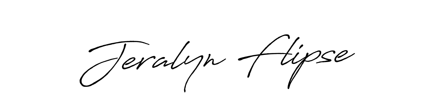 Jeralyn Flipse stylish signature style. Best Handwritten Sign (Antro_Vectra_Bolder) for my name. Handwritten Signature Collection Ideas for my name Jeralyn Flipse. Jeralyn Flipse signature style 7 images and pictures png