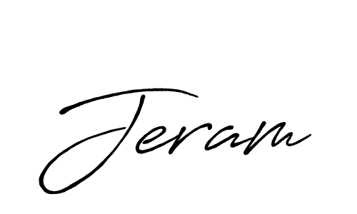 The best way (Antro_Vectra_Bolder) to make a short signature is to pick only two or three words in your name. The name Jeram include a total of six letters. For converting this name. Jeram signature style 7 images and pictures png