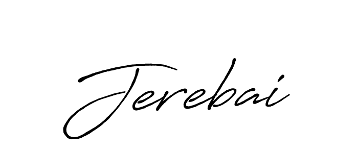 It looks lik you need a new signature style for name Jerebai. Design unique handwritten (Antro_Vectra_Bolder) signature with our free signature maker in just a few clicks. Jerebai signature style 7 images and pictures png