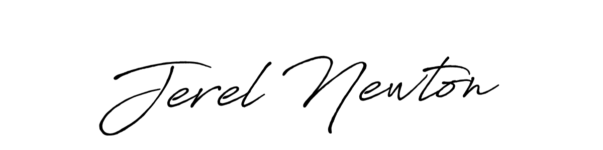 Once you've used our free online signature maker to create your best signature Antro_Vectra_Bolder style, it's time to enjoy all of the benefits that Jerel Newton name signing documents. Jerel Newton signature style 7 images and pictures png