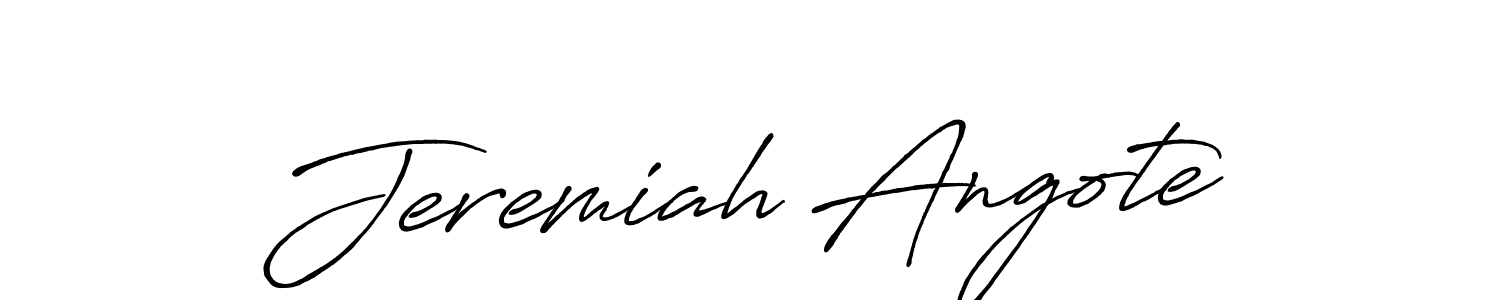 Use a signature maker to create a handwritten signature online. With this signature software, you can design (Antro_Vectra_Bolder) your own signature for name Jeremiah Angote. Jeremiah Angote signature style 7 images and pictures png