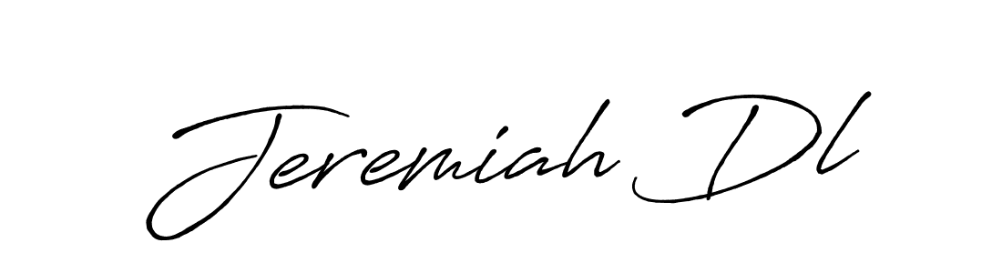 The best way (Antro_Vectra_Bolder) to make a short signature is to pick only two or three words in your name. The name Jeremiah Dl include a total of six letters. For converting this name. Jeremiah Dl signature style 7 images and pictures png