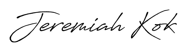 Enhance your business communications with Jeremiah Kok signature in Antro_Vectra_Bolder lettering. Clean, modern, and universally compatible. Jeremiah Kok signature style 7 images and pictures png