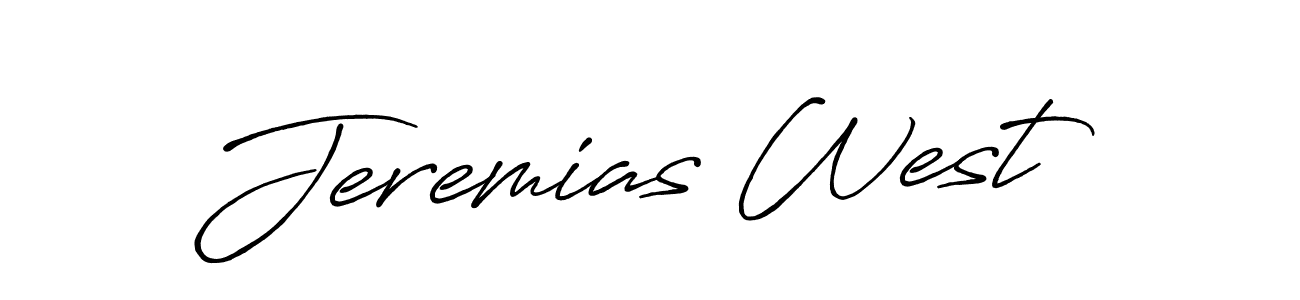 It looks lik you need a new signature style for name Jeremias West. Design unique handwritten (Antro_Vectra_Bolder) signature with our free signature maker in just a few clicks. Jeremias West signature style 7 images and pictures png