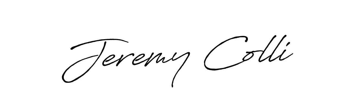 Make a short Jeremy Colli signature style. Manage your documents anywhere anytime using Antro_Vectra_Bolder. Create and add eSignatures, submit forms, share and send files easily. Jeremy Colli signature style 7 images and pictures png