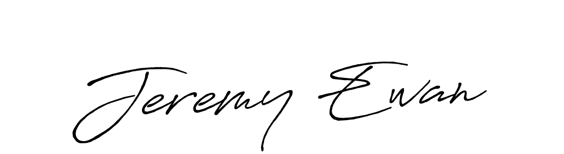 Make a beautiful signature design for name Jeremy Ewan. With this signature (Antro_Vectra_Bolder) style, you can create a handwritten signature for free. Jeremy Ewan signature style 7 images and pictures png