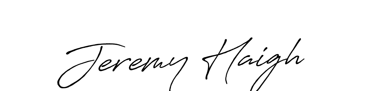 Also we have Jeremy Haigh name is the best signature style. Create professional handwritten signature collection using Antro_Vectra_Bolder autograph style. Jeremy Haigh signature style 7 images and pictures png