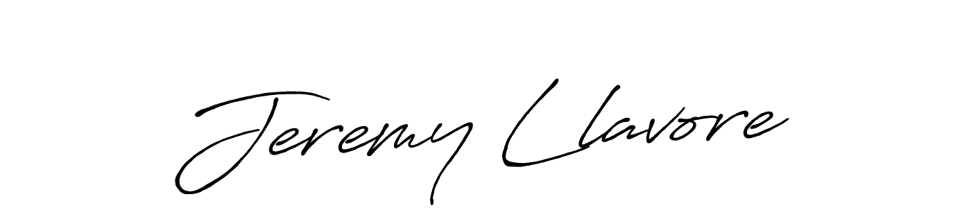 Once you've used our free online signature maker to create your best signature Antro_Vectra_Bolder style, it's time to enjoy all of the benefits that Jeremy Llavore name signing documents. Jeremy Llavore signature style 7 images and pictures png