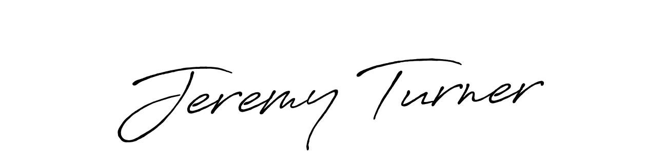 How to make Jeremy Turner name signature. Use Antro_Vectra_Bolder style for creating short signs online. This is the latest handwritten sign. Jeremy Turner signature style 7 images and pictures png