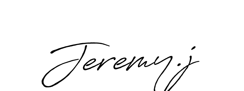 if you are searching for the best signature style for your name Jeremy.j. so please give up your signature search. here we have designed multiple signature styles  using Antro_Vectra_Bolder. Jeremy.j signature style 7 images and pictures png