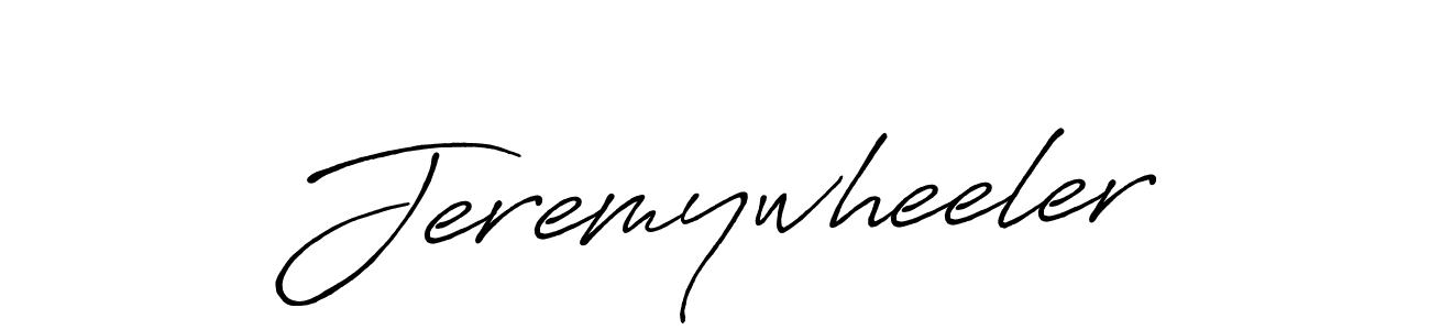 How to make Jeremywheeler signature? Antro_Vectra_Bolder is a professional autograph style. Create handwritten signature for Jeremywheeler name. Jeremywheeler signature style 7 images and pictures png
