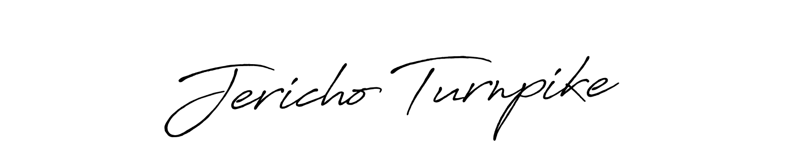 You should practise on your own different ways (Antro_Vectra_Bolder) to write your name (Jericho Turnpike) in signature. don't let someone else do it for you. Jericho Turnpike signature style 7 images and pictures png