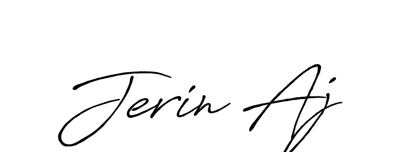 Make a beautiful signature design for name Jerin Aj. Use this online signature maker to create a handwritten signature for free. Jerin Aj signature style 7 images and pictures png