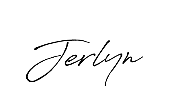 You should practise on your own different ways (Antro_Vectra_Bolder) to write your name (Jerlyn) in signature. don't let someone else do it for you. Jerlyn signature style 7 images and pictures png