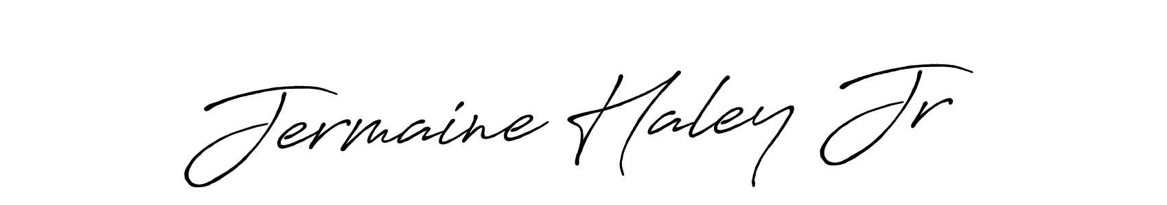 How to make Jermaine Haley Jr signature? Antro_Vectra_Bolder is a professional autograph style. Create handwritten signature for Jermaine Haley Jr name. Jermaine Haley Jr signature style 7 images and pictures png