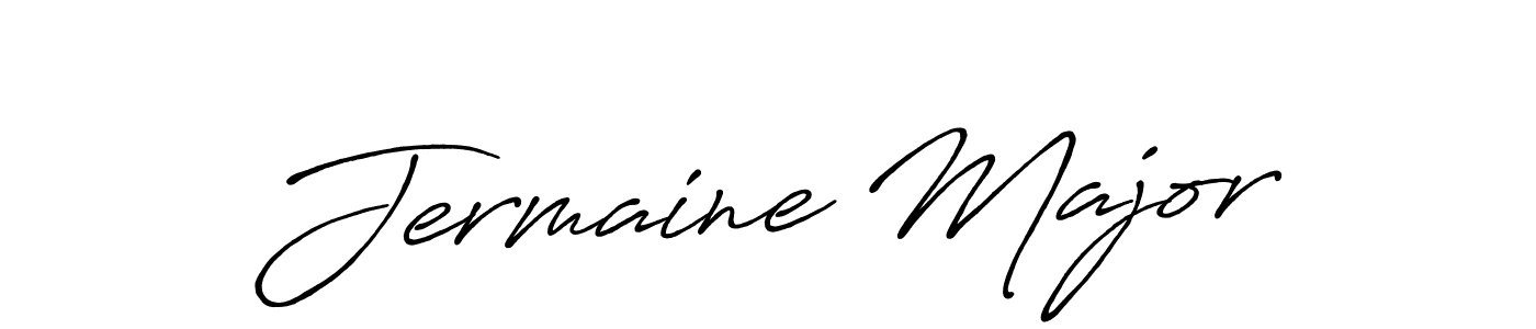 Create a beautiful signature design for name Jermaine Major. With this signature (Antro_Vectra_Bolder) fonts, you can make a handwritten signature for free. Jermaine Major signature style 7 images and pictures png