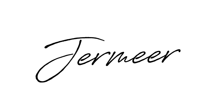 Design your own signature with our free online signature maker. With this signature software, you can create a handwritten (Antro_Vectra_Bolder) signature for name Jermeer. Jermeer signature style 7 images and pictures png