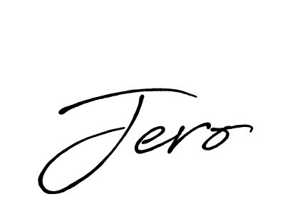 The best way (Antro_Vectra_Bolder) to make a short signature is to pick only two or three words in your name. The name Jero include a total of six letters. For converting this name. Jero signature style 7 images and pictures png